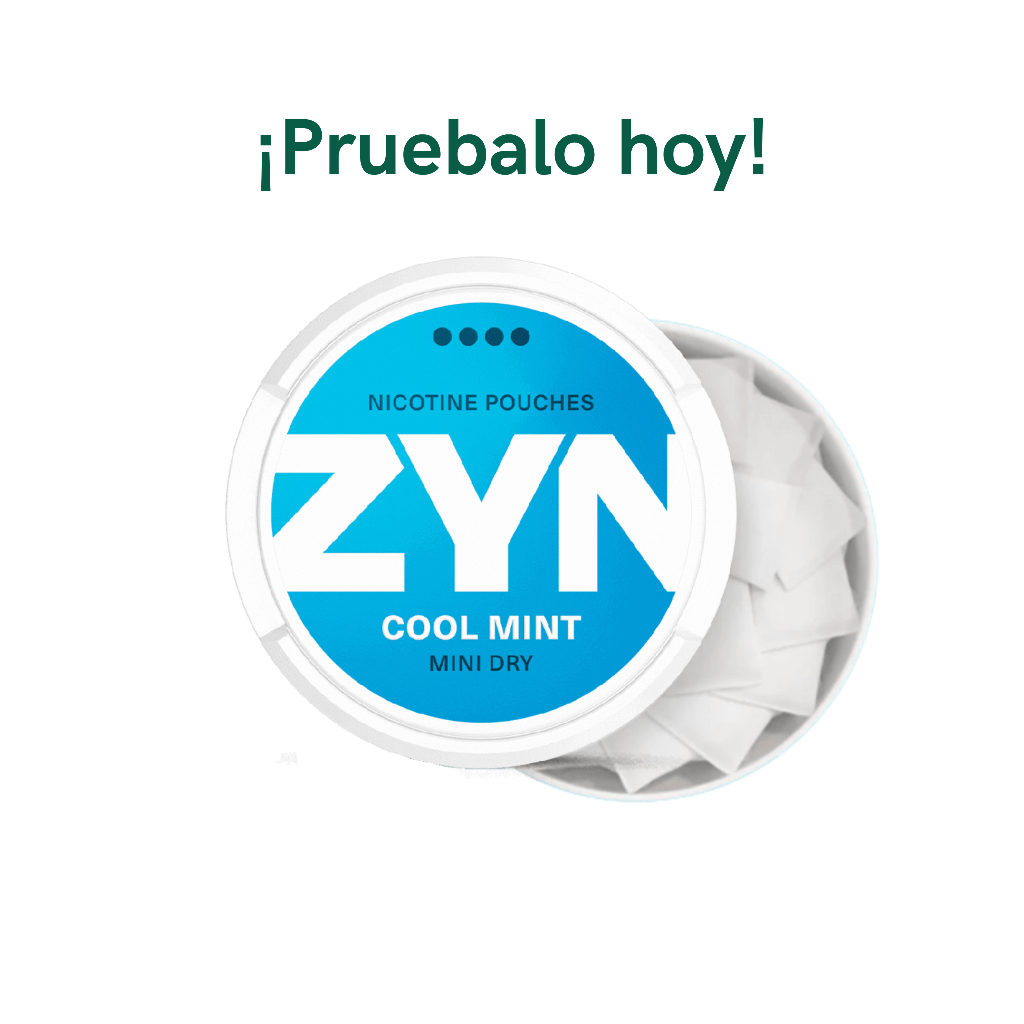 ZYN Cool Mint - Bolsitas de nicotina sin tabaco con sabor a menta refrescante